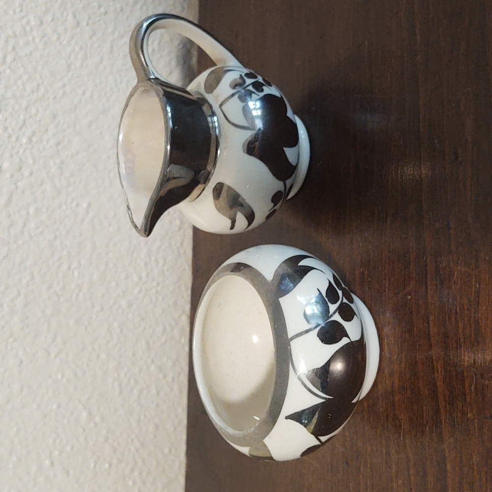 Vintage Cream & Sugar Set for Two